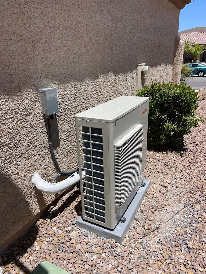 Residential air conditioning condenser unit in Warwick