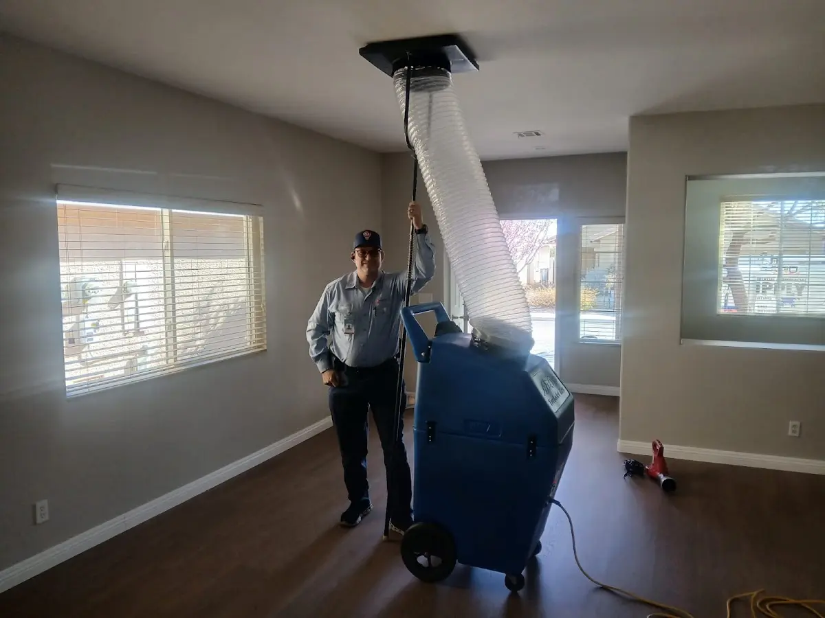 Professional Dryer Vent Cleaning work inside a Warwick home